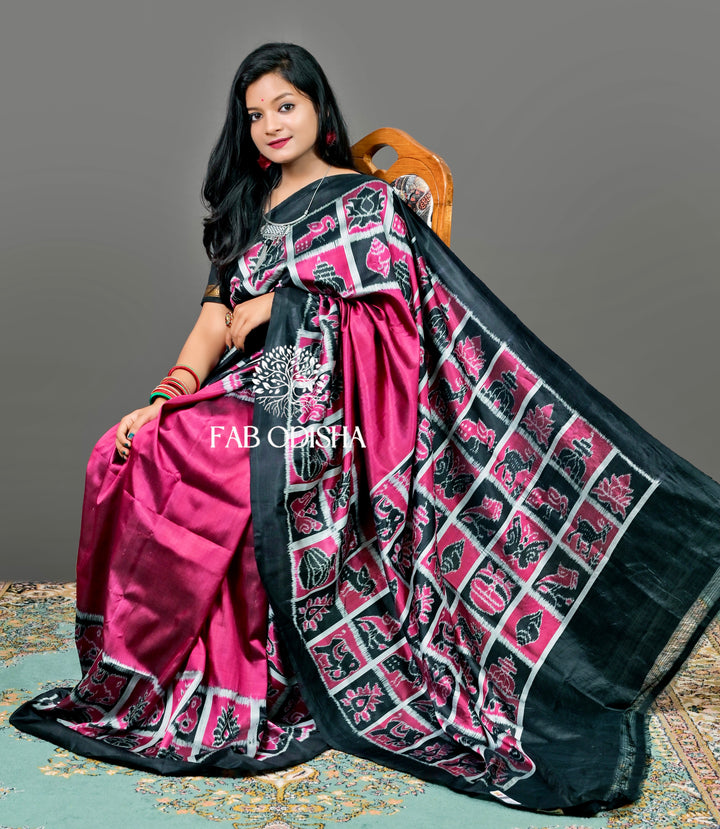 SWAROOPINI EXOTIC NABAKOTHI HANDLOOM SILK SAREE