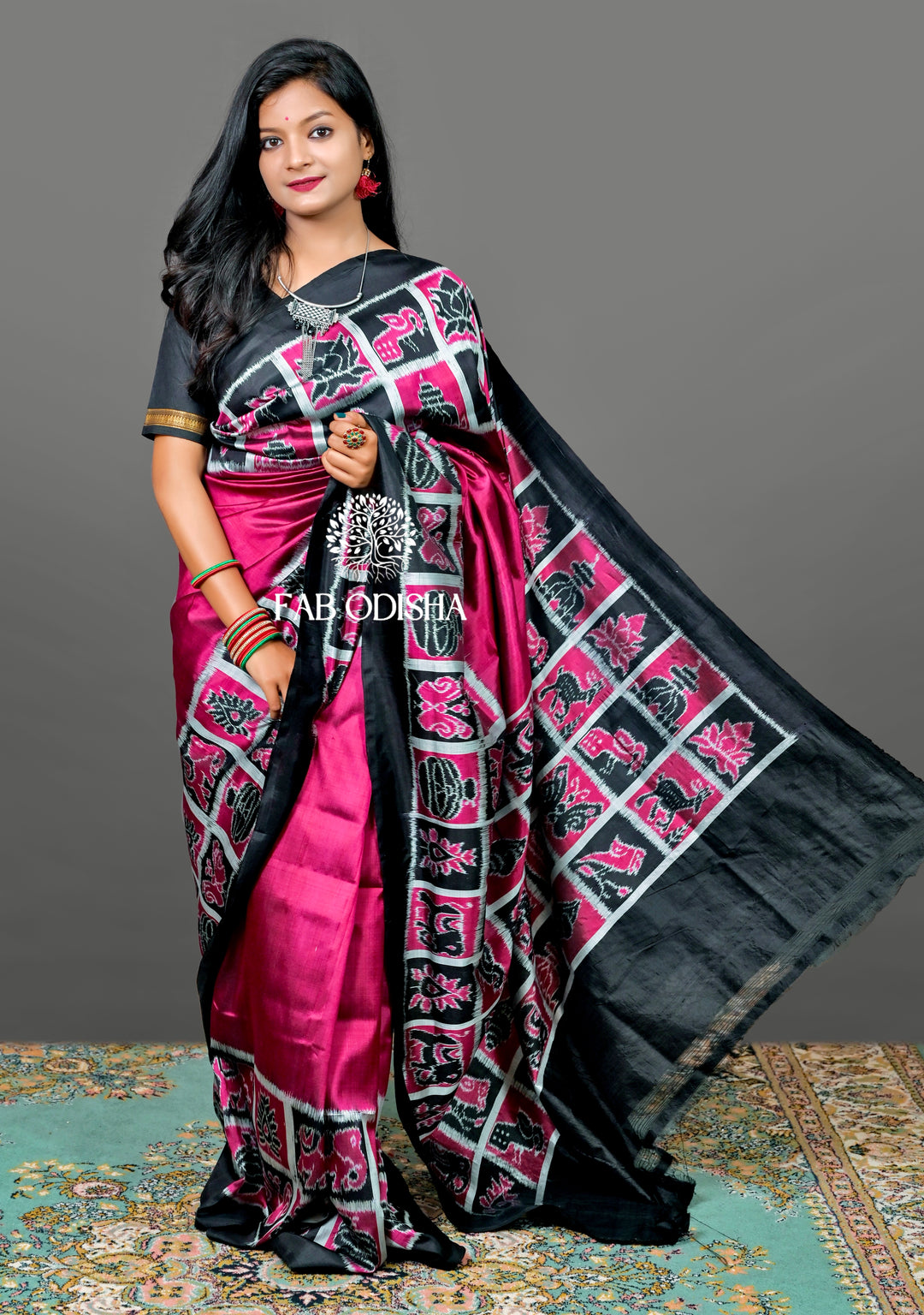 SWAROOPINI EXOTIC NABAKOTHI HANDLOOM SILK SAREE