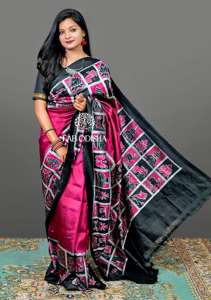 SWAROOPINI EXOTIC NABAKOTHI HANDLOOM SILK SAREE