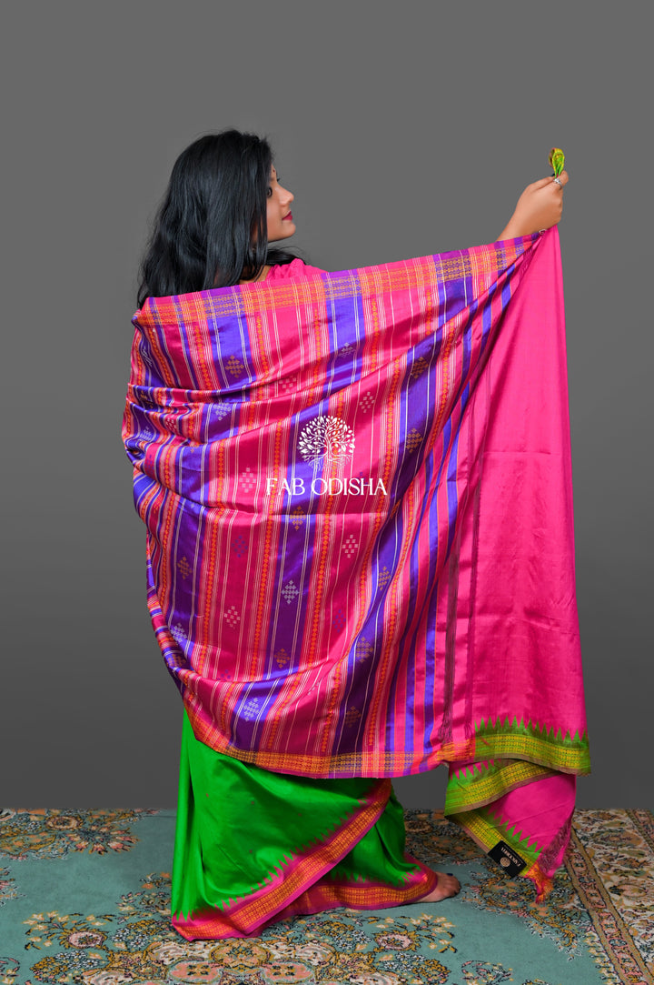 SAMANTARA" DOUBLE ANCHAL BERHAMPURI SILK PATTA