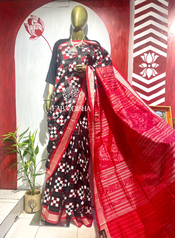 PRACHEEN ELITE PASAPALLI SAMBALPURI LUXURIOUS SILK SAREE