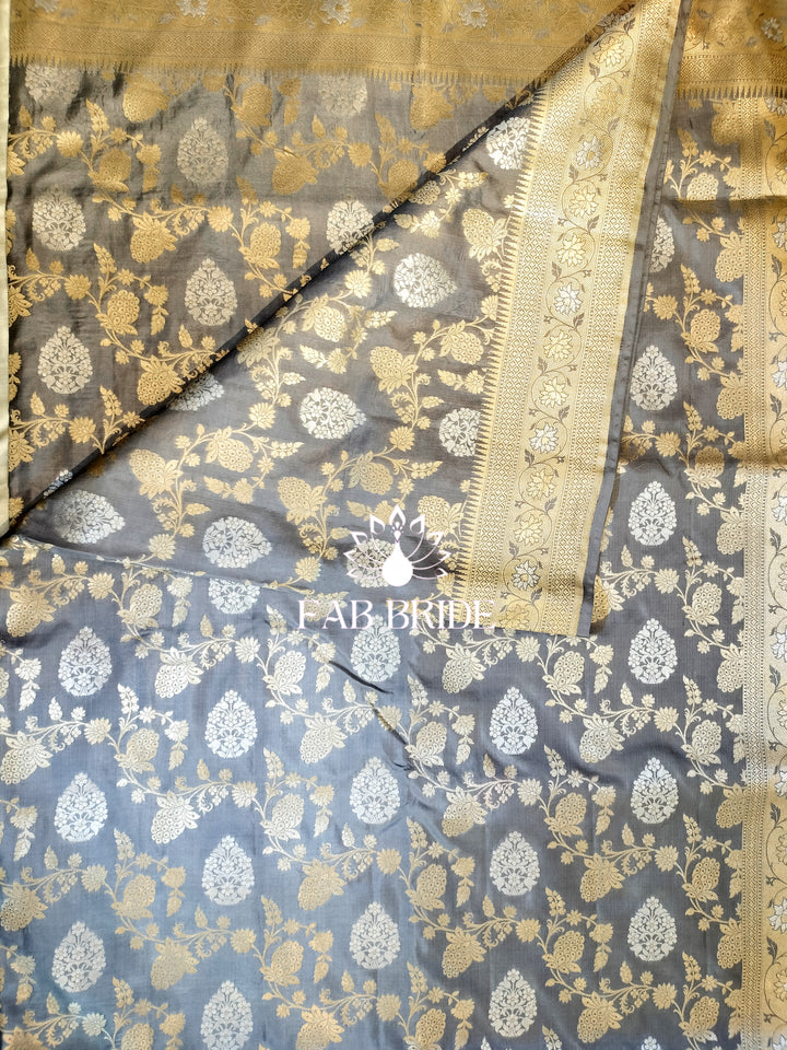 "CHANDNI BAARAT" SONA RUPA PURE KATAN SILK BANARASI SAREE