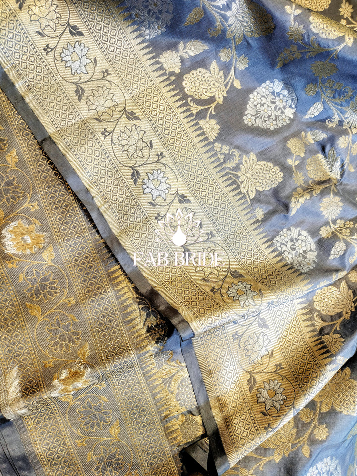 "CHANDNI BAARAT" SONA RUPA PURE KATAN SILK BANARASI SAREE