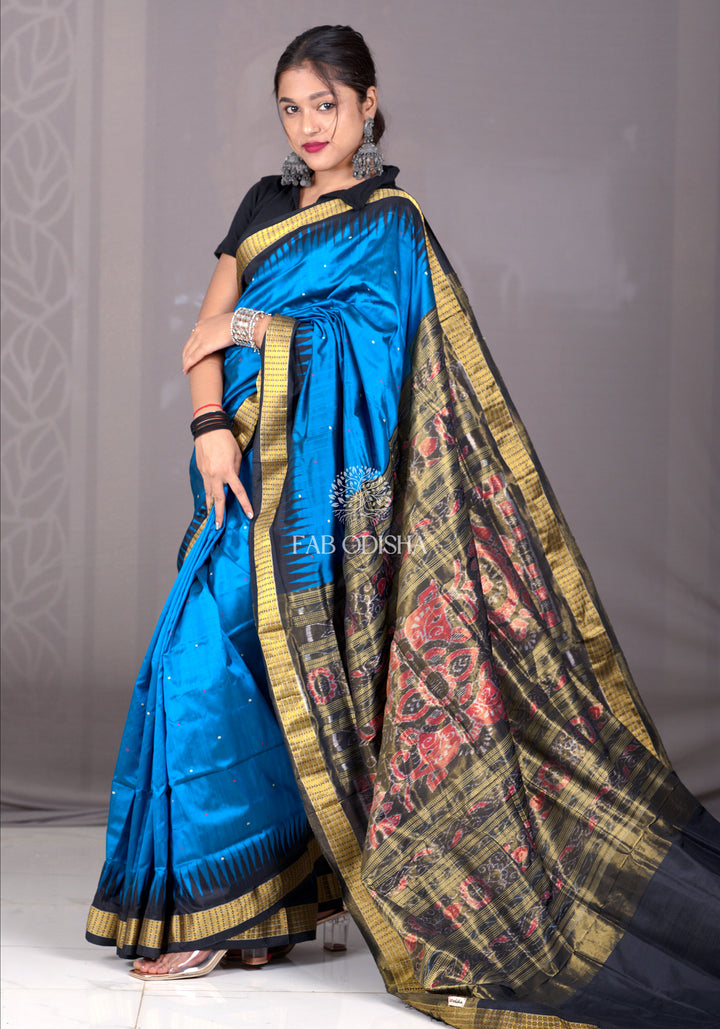 "NEEL SWAROOPINI" SAMBALPURI TISSUE SILK SAREE