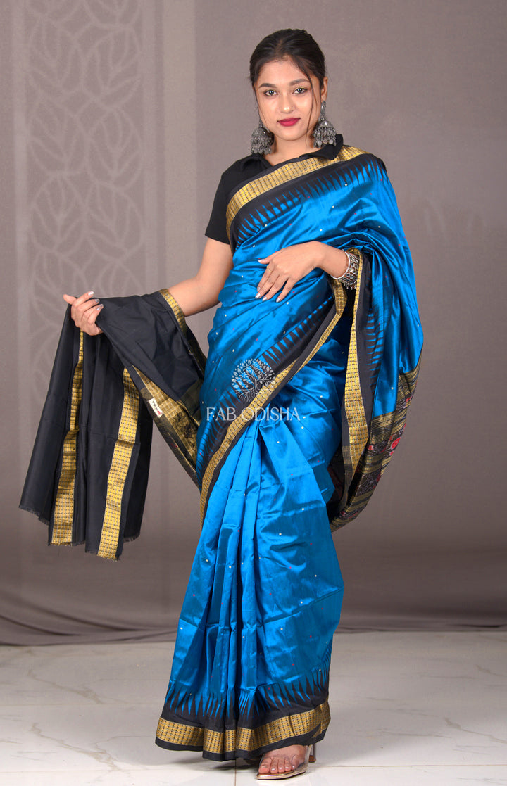 "NEEL SWAROOPINI" SAMBALPURI TISSUE SILK SAREE