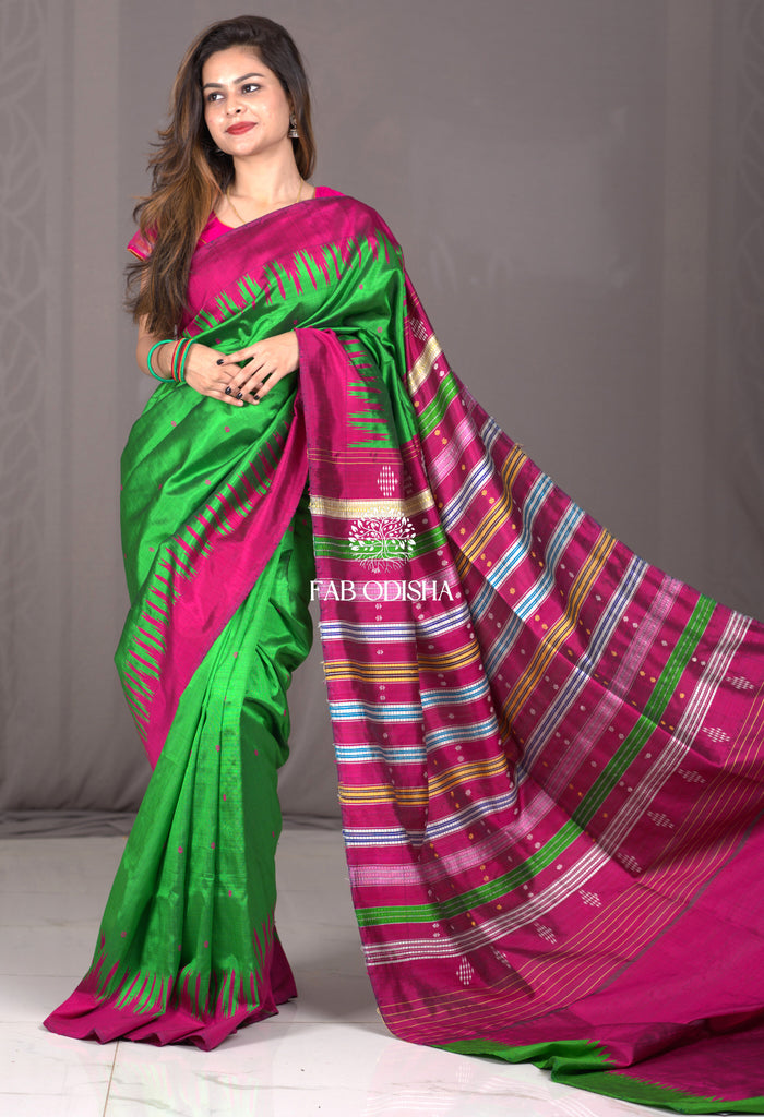 Berhampuri silk saree is a perfect choice for traditional Odia marriag –  Narumugai