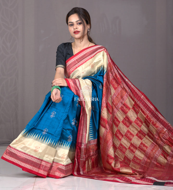 "NEELANJALI" DOLL BOMKAI SILK SAREE