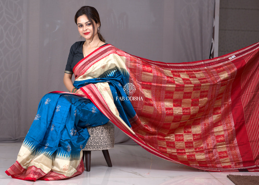 "NEELANJALI" DOLL BOMKAI SILK SAREE