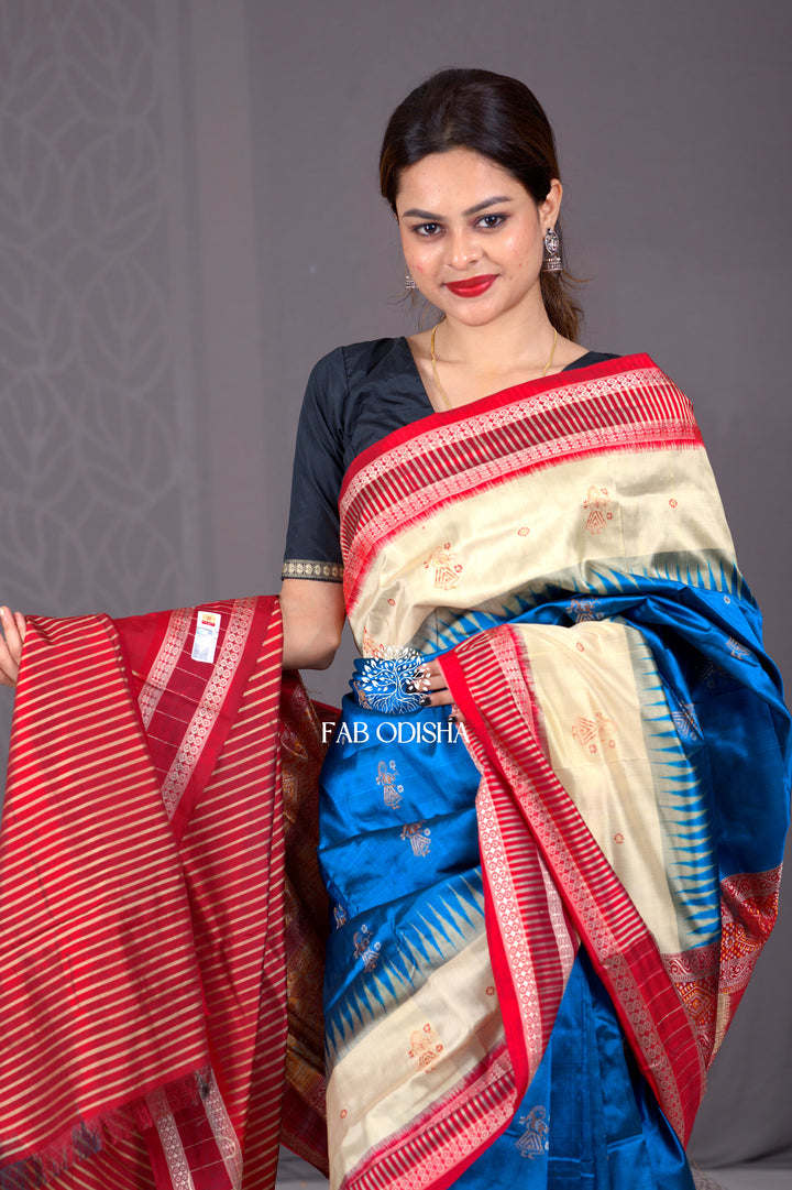 "NEELANJALI" DOLL BOMKAI SILK SAREE