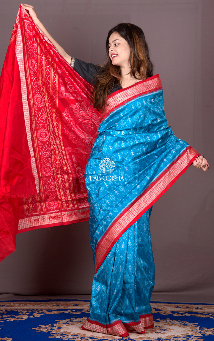 AASMANA SAMBALPURI SILK PATTA SAREE