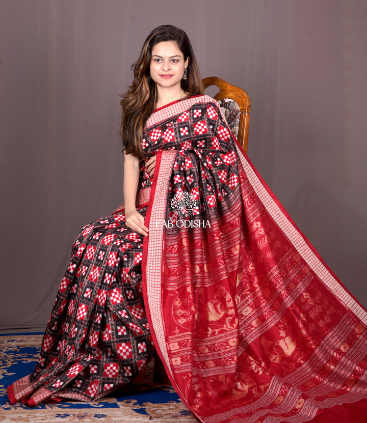 PRACHEEN PASAPALLI SAMBALPURI LUXURIOUS SILK SAREE