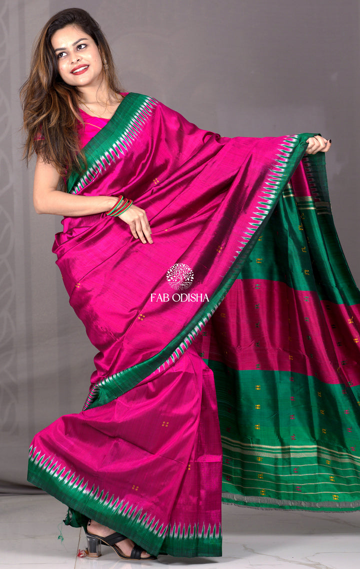 "RANGABATI" ELITE MULBERRY HANDLOOM SILK SAREE