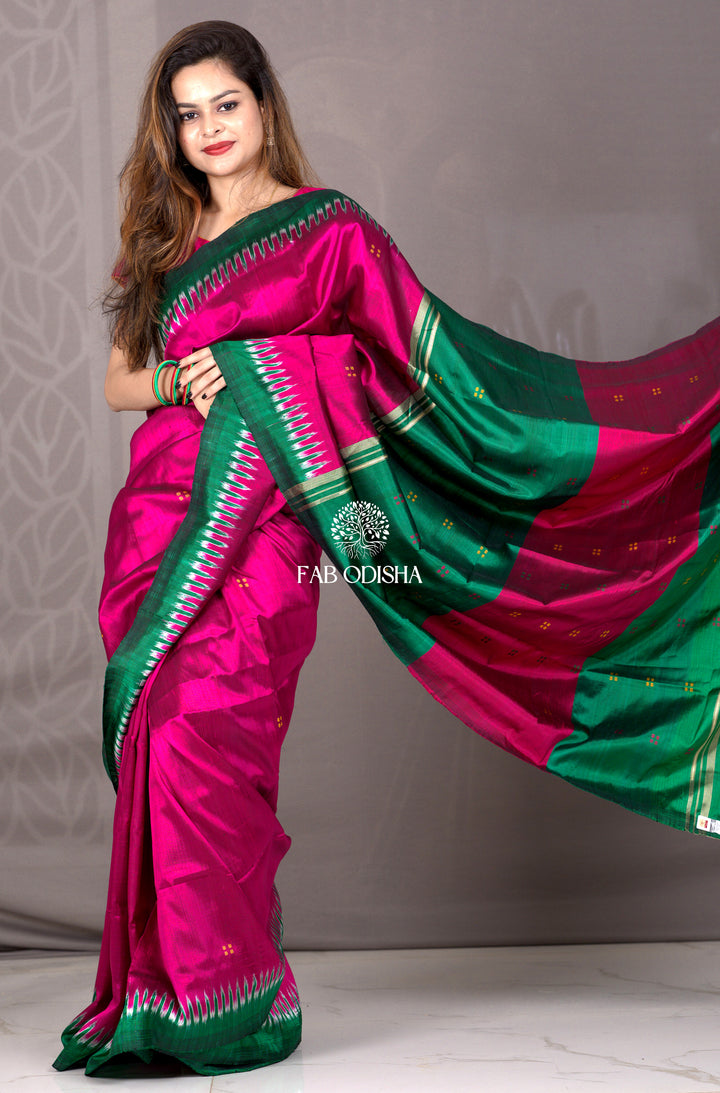 "RANGABATI" ELITE MULBERRY HANDLOOM SILK SAREE