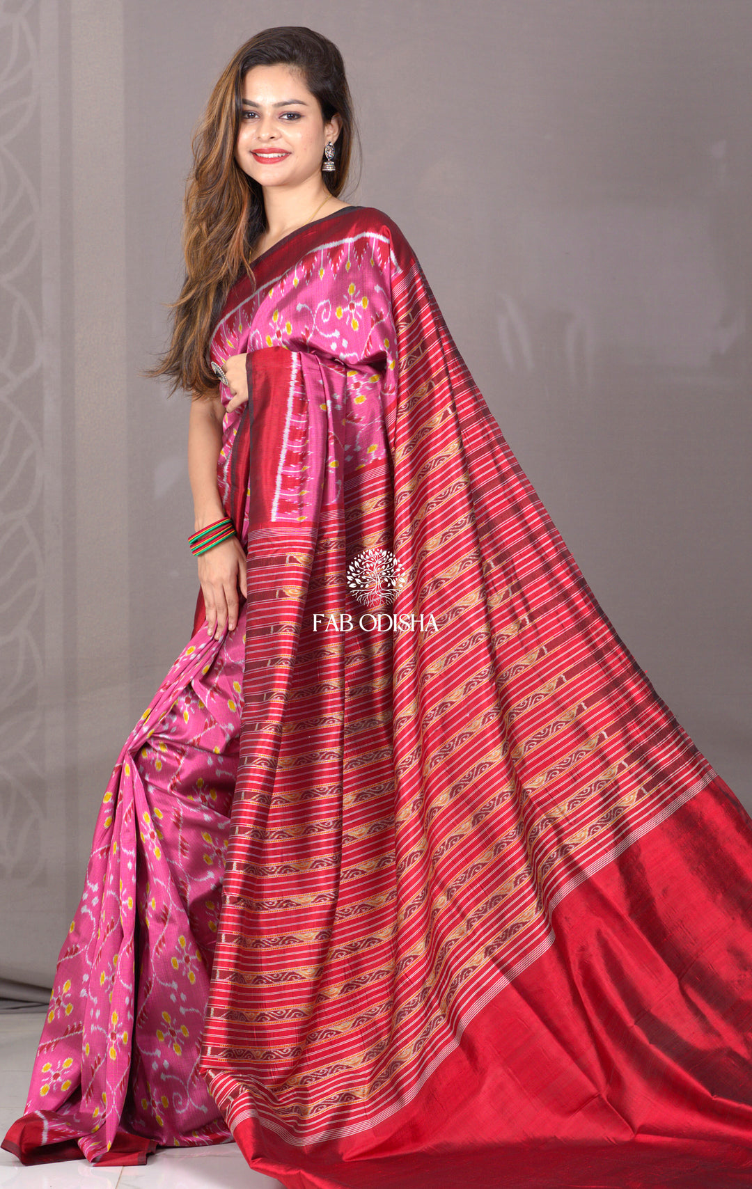 "GULAB MANOHARI" ELITE MULBERRY HANDLOOM SILK SAREE