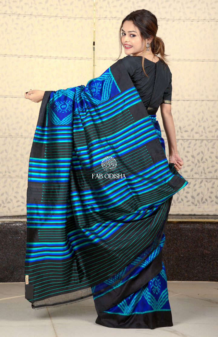 "RATRI CHAMAK" ELITE MULBERRY HANDLOOM SILK SAREE