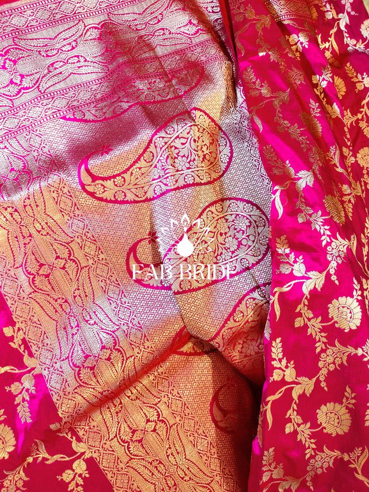 "KASHMIR KI KALI" PURE SILK BANARASI SAREE