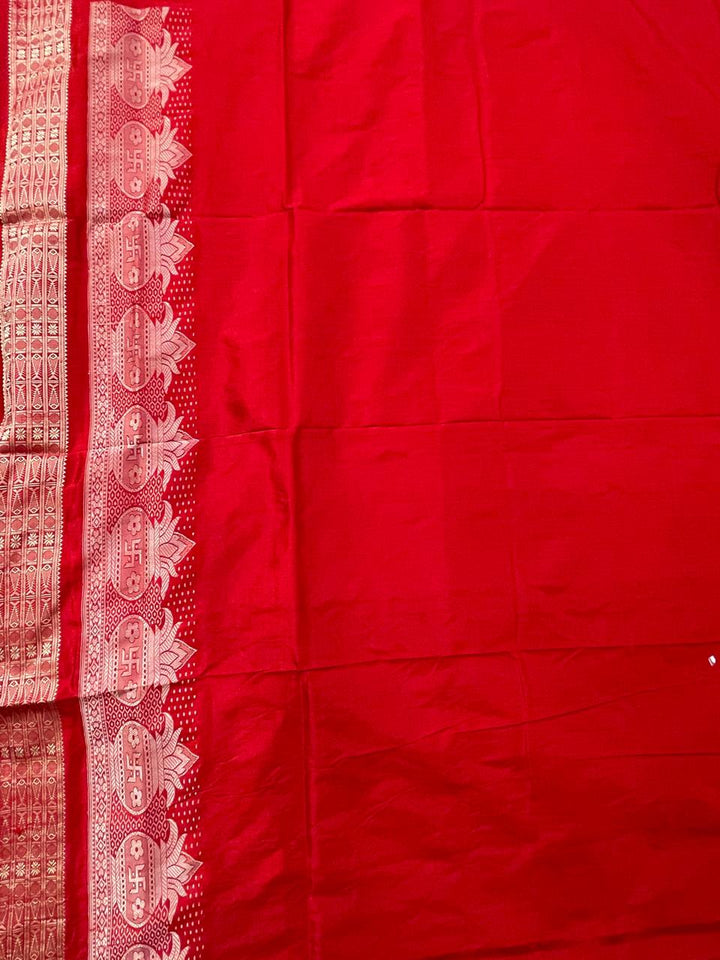 MASTER WEAVE LAKSHMI KALASH SAMBALPURI SILK PATTA SAREE