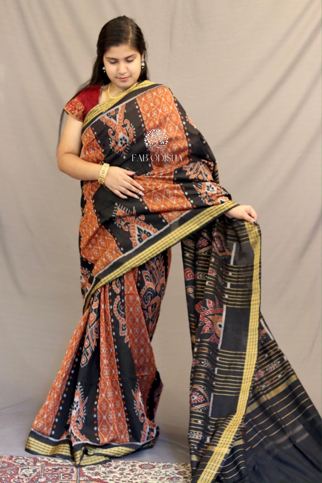 SAMBALPURI BANDHA COTTON-SILK