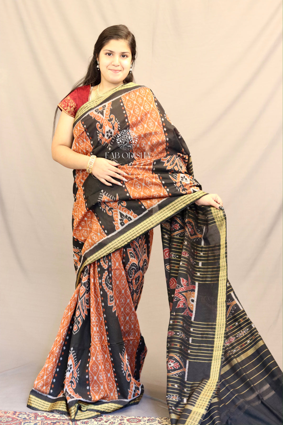 SAMBALPURI BANDHA COTTON-SILK