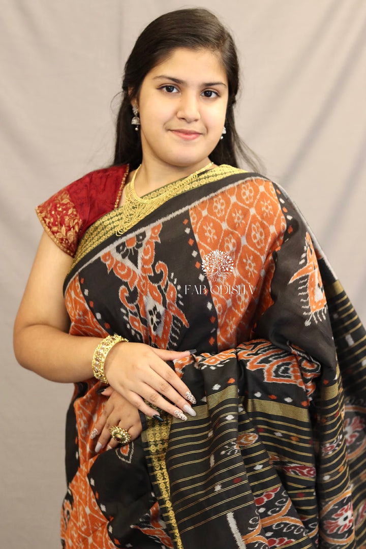 SAMBALPURI BANDHA COTTON-SILK