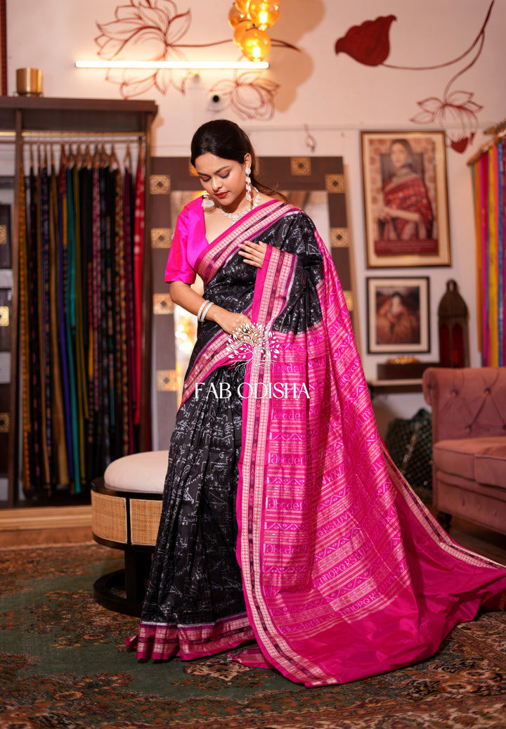 THE ICONIC SHREE GANEET SAMBALPURI BANDHA PATTASILK SAREE