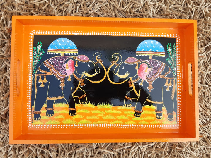 DESIGNER LARGE GAJARAJ TRAY