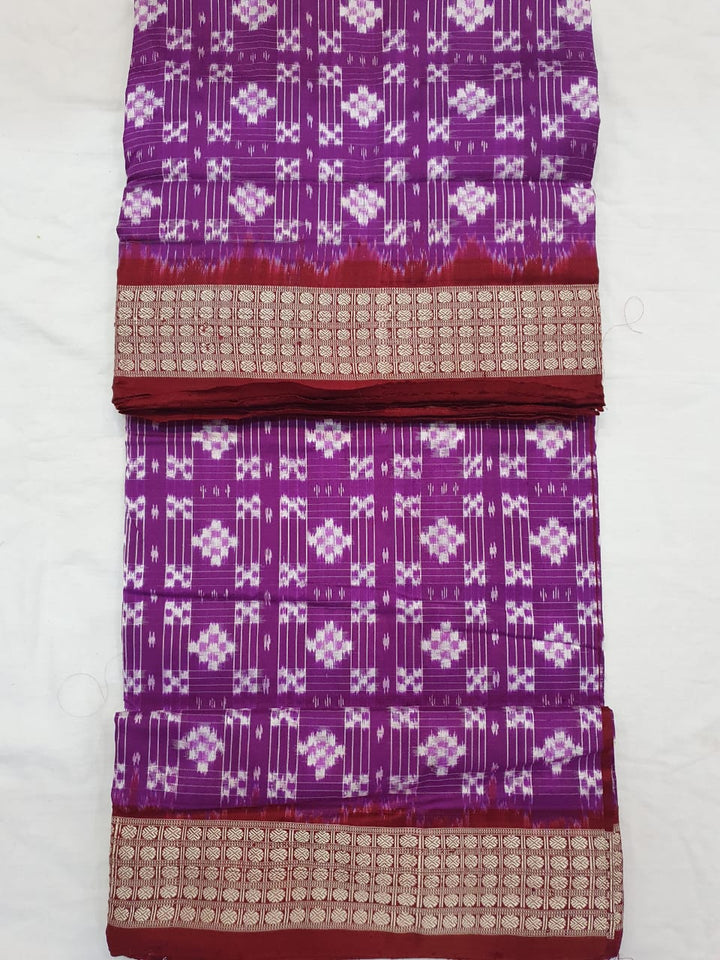 SAMBALPURI  GRAPE-PURPLE KOTHI  PASSAPALI SILK