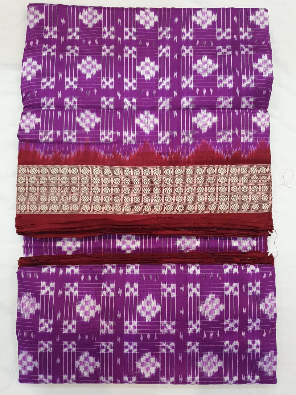 SAMBALPURI  GRAPE-PURPLE KOTHI  PASSAPALI SILK