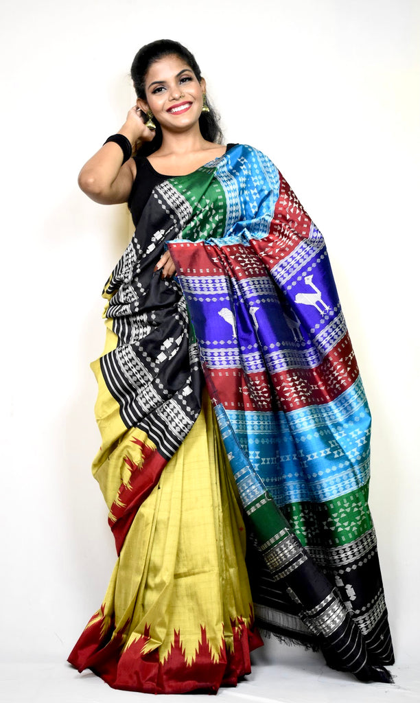 ♥️42 Saree(Berhampuri Silk) – Jolly_Stories