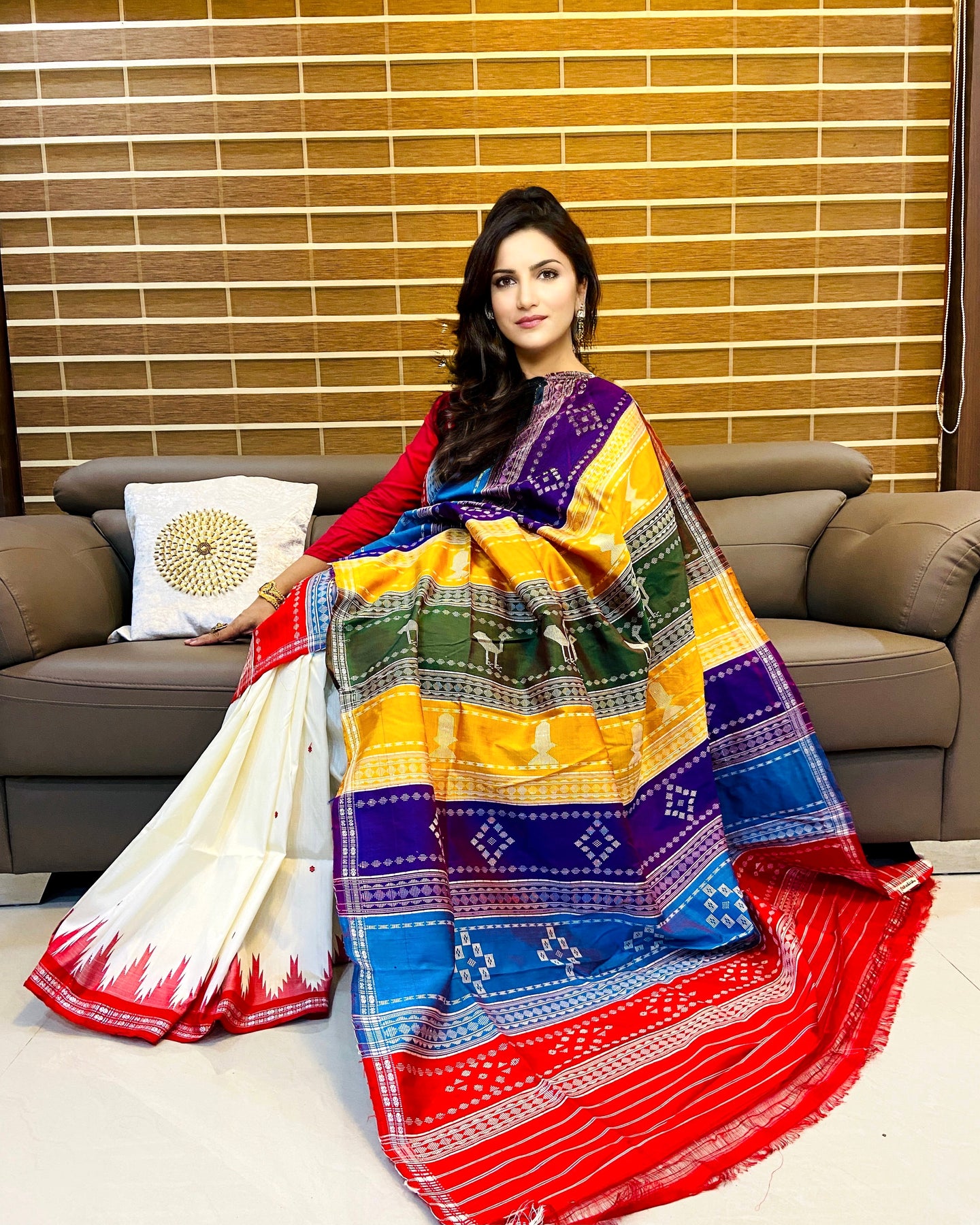 Nuapatna/ Khandua Silk Saree - Utkalika Odisha