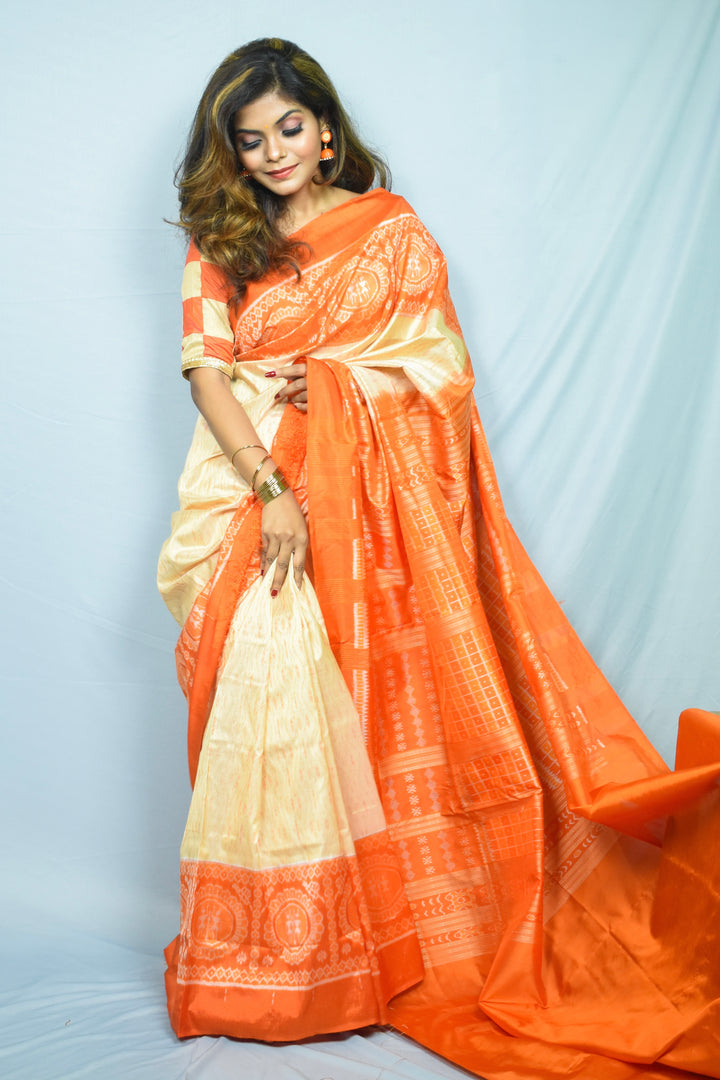 ROYAL EMPRESS SAMBALPURI SILK PATTA SAREE